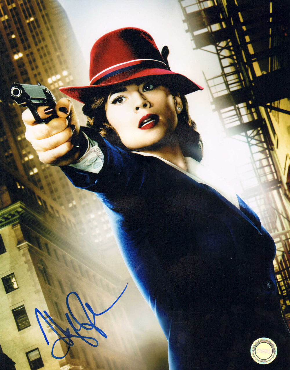 Hayley Atwell as Agent Carter in Agent Carter (SWAU) Signed 11x14 Photo