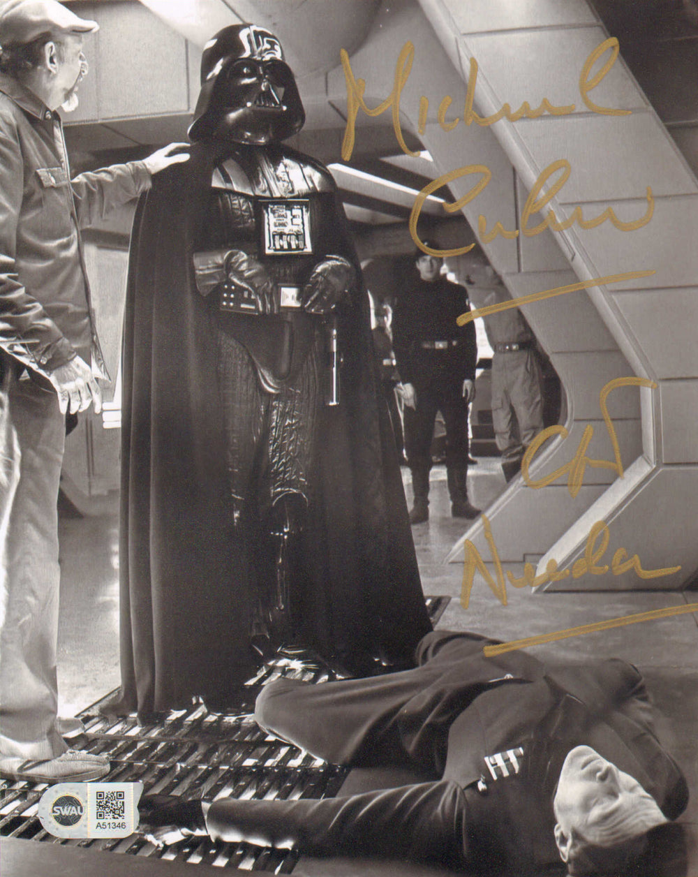 Michael Culver as Captain Needa in Star Wars: The Empire Strikes Back (SWAU) Signed 8x10 Photo with Character Name