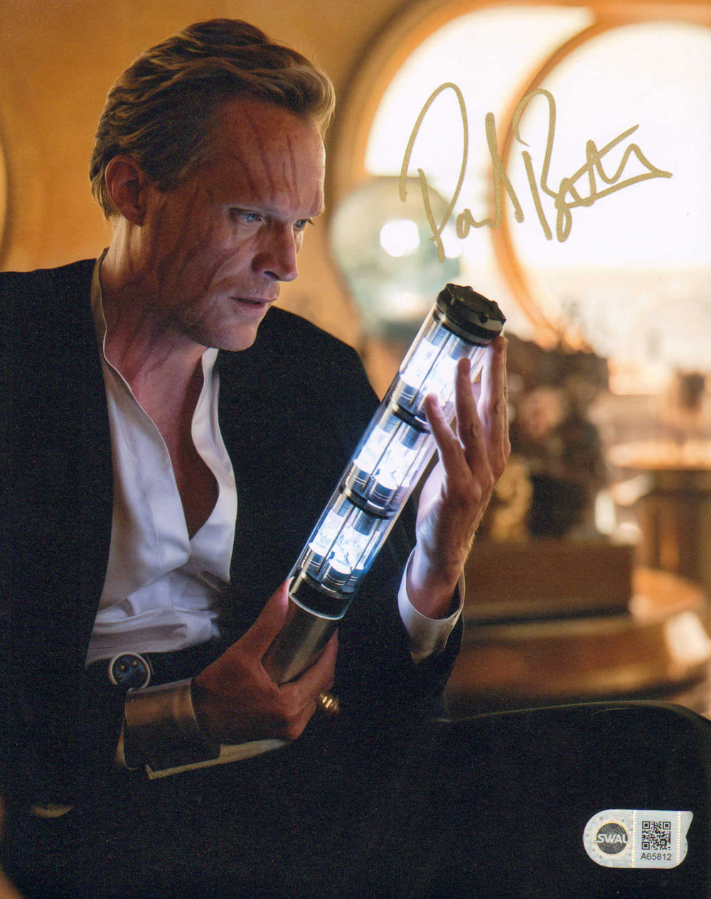Paul Bettany as Dryden Vos in Solo: A Star Wars Story (SWAU) Signed 8x10 Photo