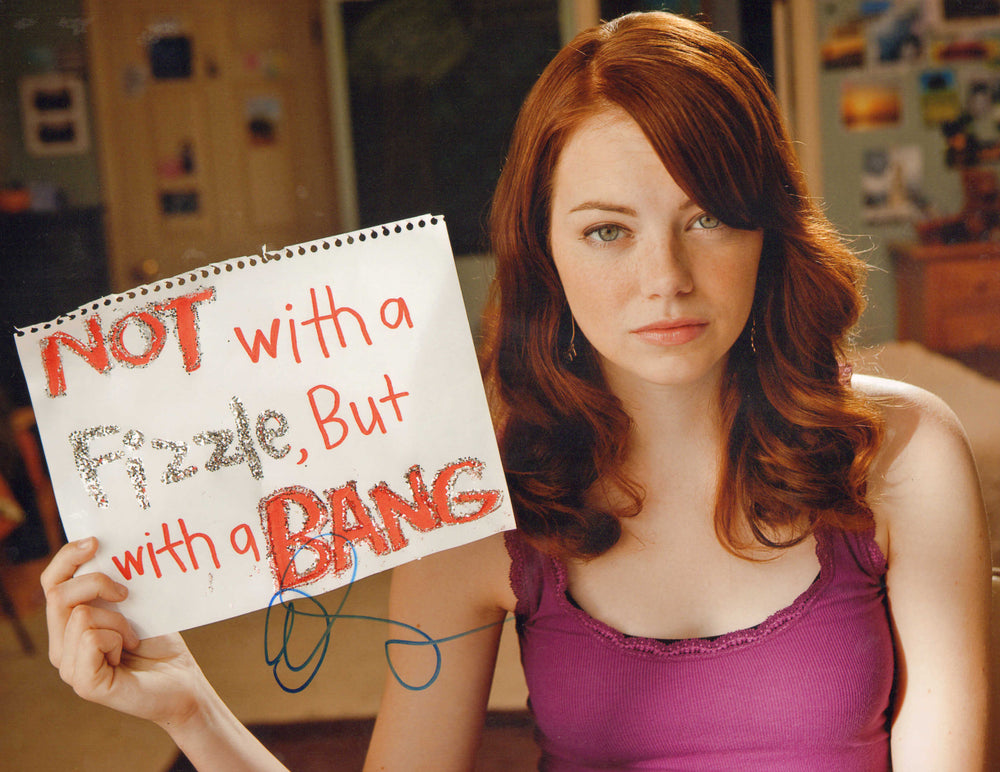 Emma Stone as Olive Penderghast in Easy A Signed 11x14 Photo