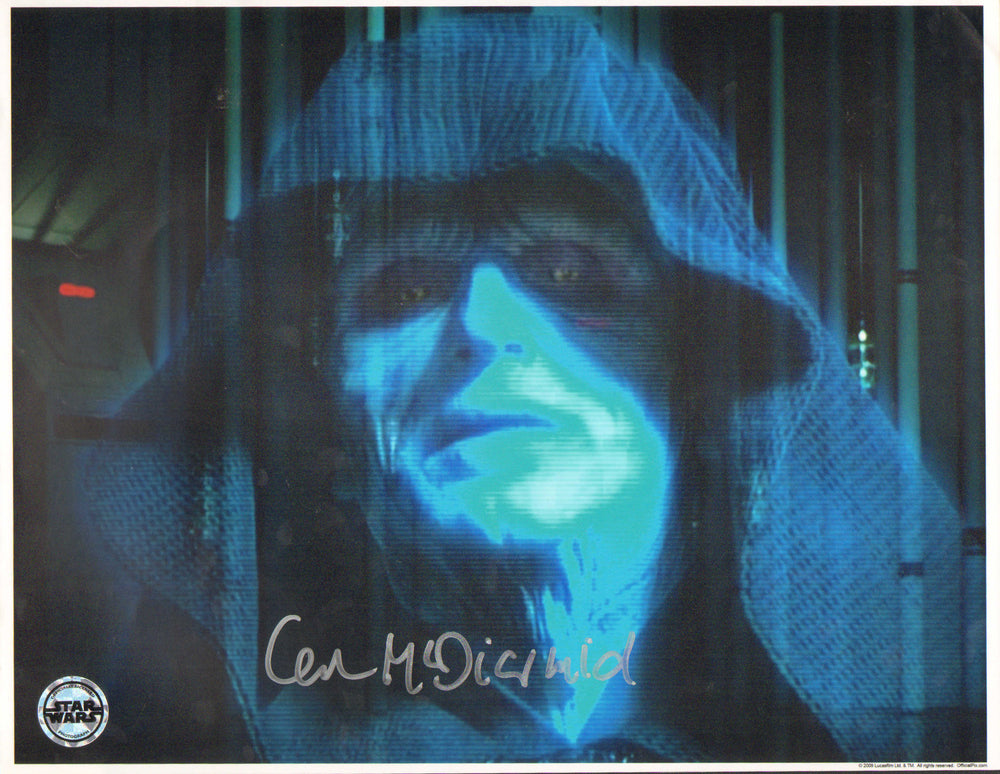 Ian McDiarmid as The Emperor in Star Wars: The Empire Strikes Back (Official Pix) Signed 11x14 Photo