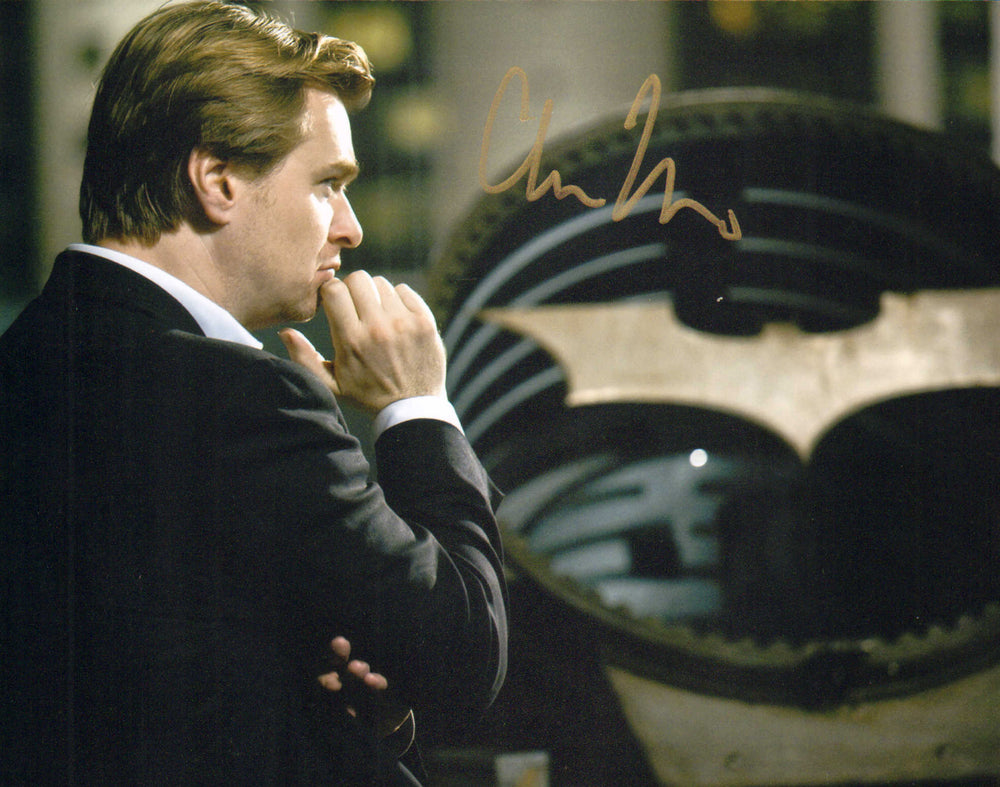 Christopher Nolan Director of The Dark Knight Rises Signed 8x10 Photo