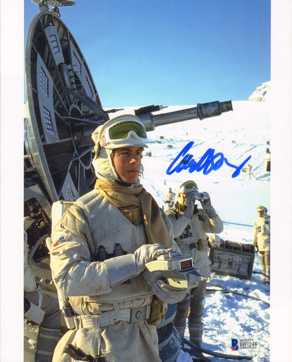 Carl Bang as Hoth Rebel Soldier in Star Wars: The Empire Strikes Back (Beckett) Signed 8x10 Photo