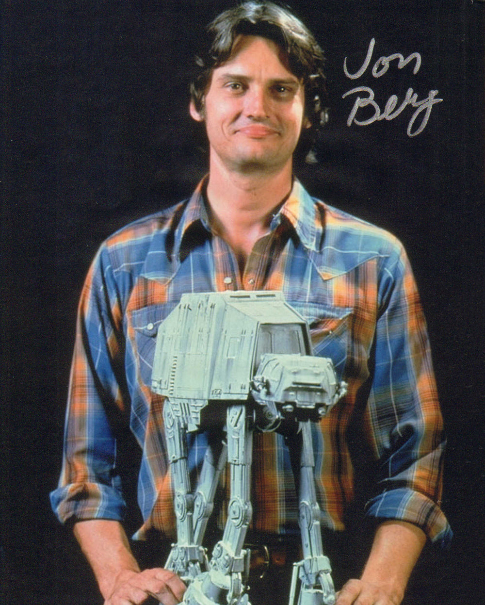 Jon Berg Behind the Scenes of Star Wars Signed 8x10 Photo