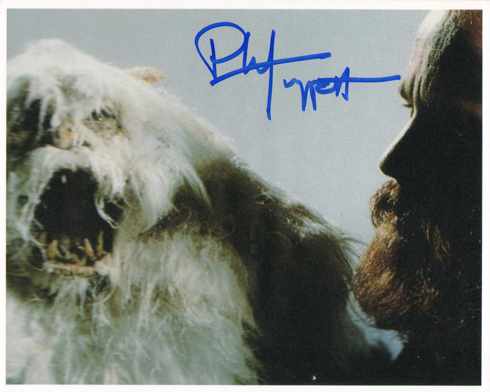 Phil Tippett Creature Artist with Wampa in Star Wars: The Empire Strikes Back Signed 8x10 Photo