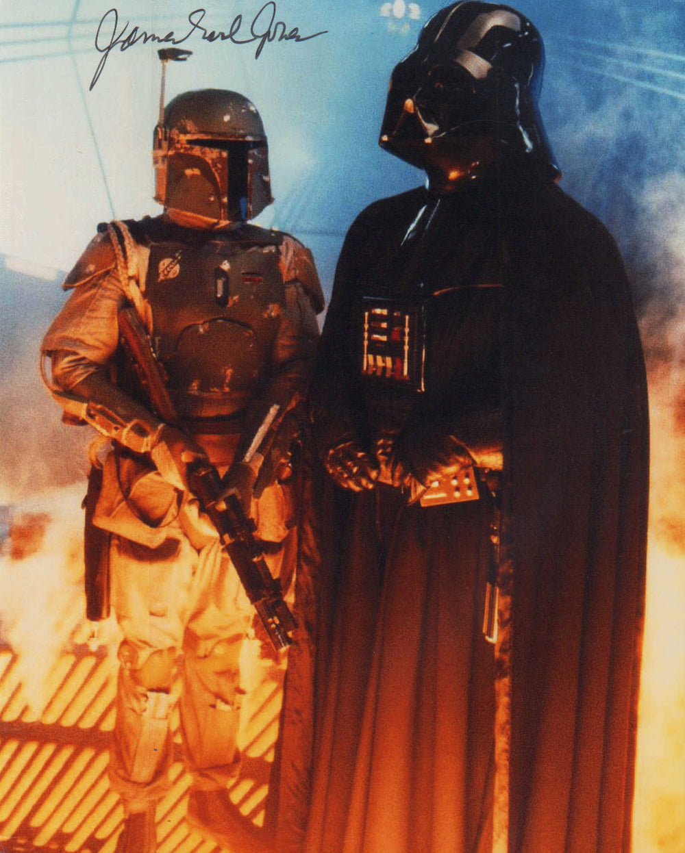 James Earl Jones as Darth Vader in Star Wars: The Empire Strikes Back Signed 8x10 Photo