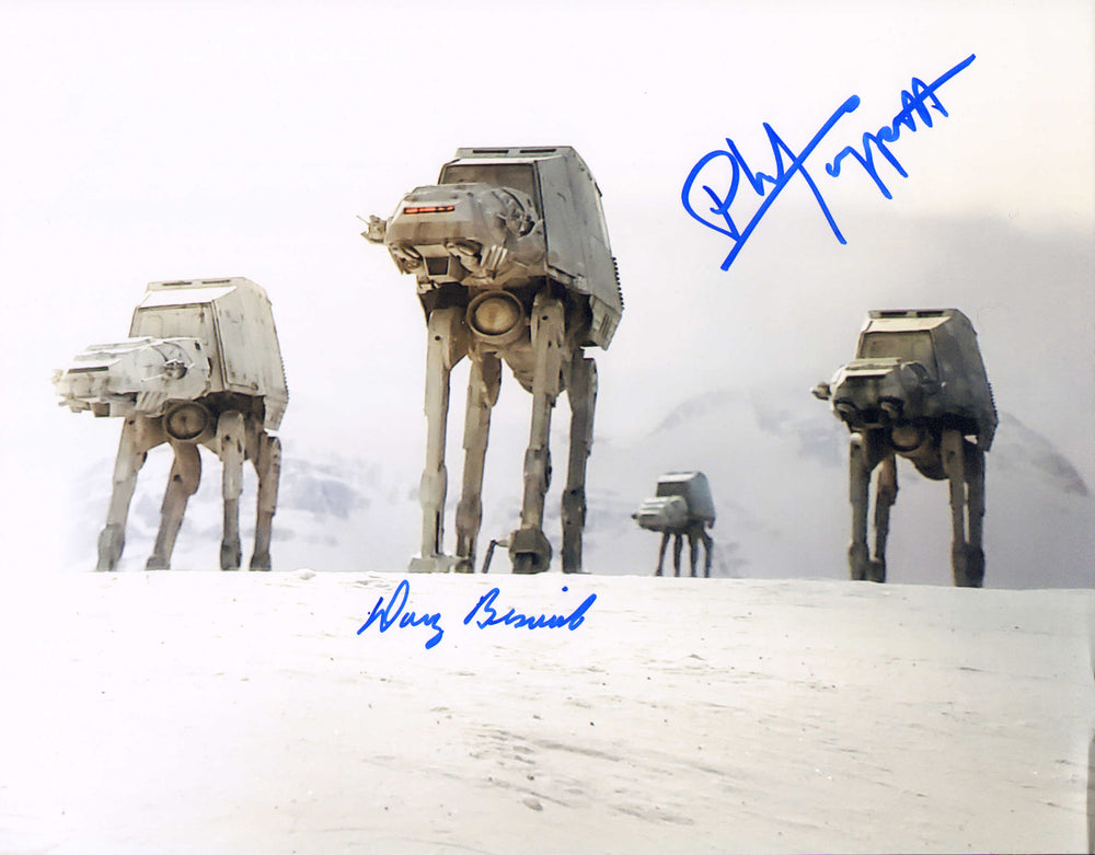 Phil Tippett & Doug Beswick Visual Effects Artists of Star Wars: The Empire Strikes Back Signed 11x14 Photo