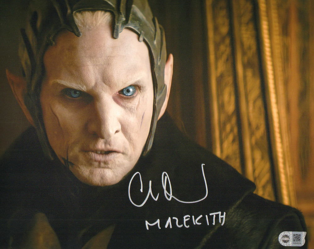 Christopher Eccleston as Malekith in Thor: The Dark World (SWAU) Signed 11x14 Photo with Character Name