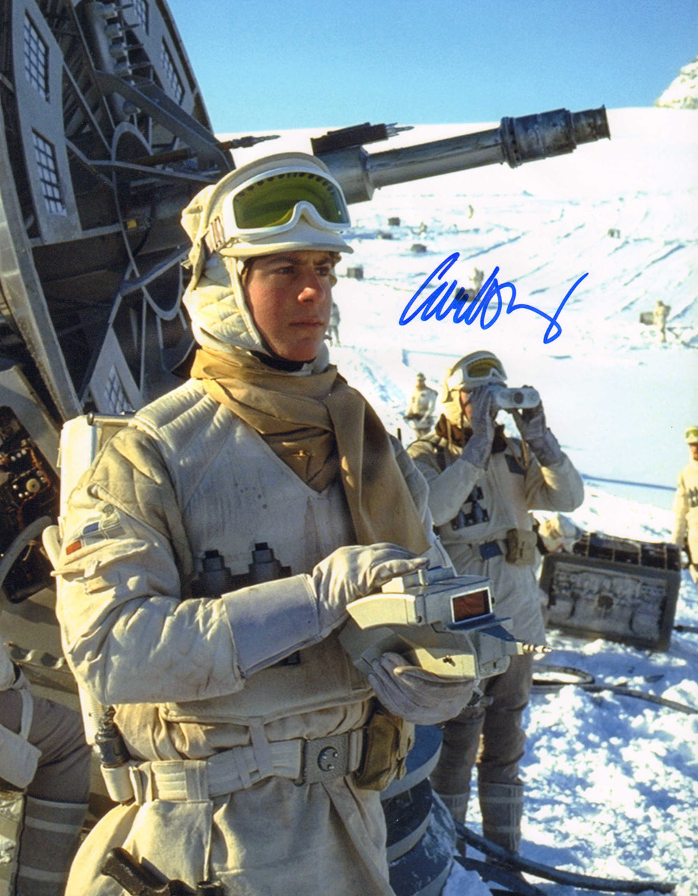 Carl Bang as Hoth Rebel Soldier in Star Wars: The Empire Strikes Back Signed 11x14 Photo