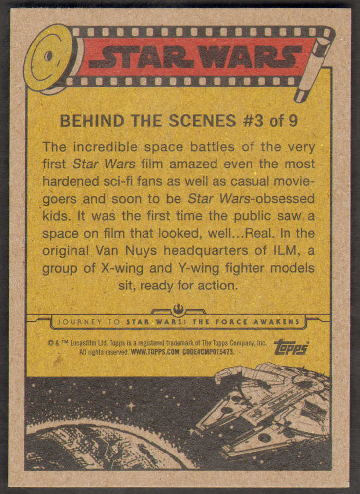 
                  
                    John Dykstra ILM Special Effects Supervisor for Star Wars: A New Hope Model Mayhem Signed Topps Trading Card #3
                  
                