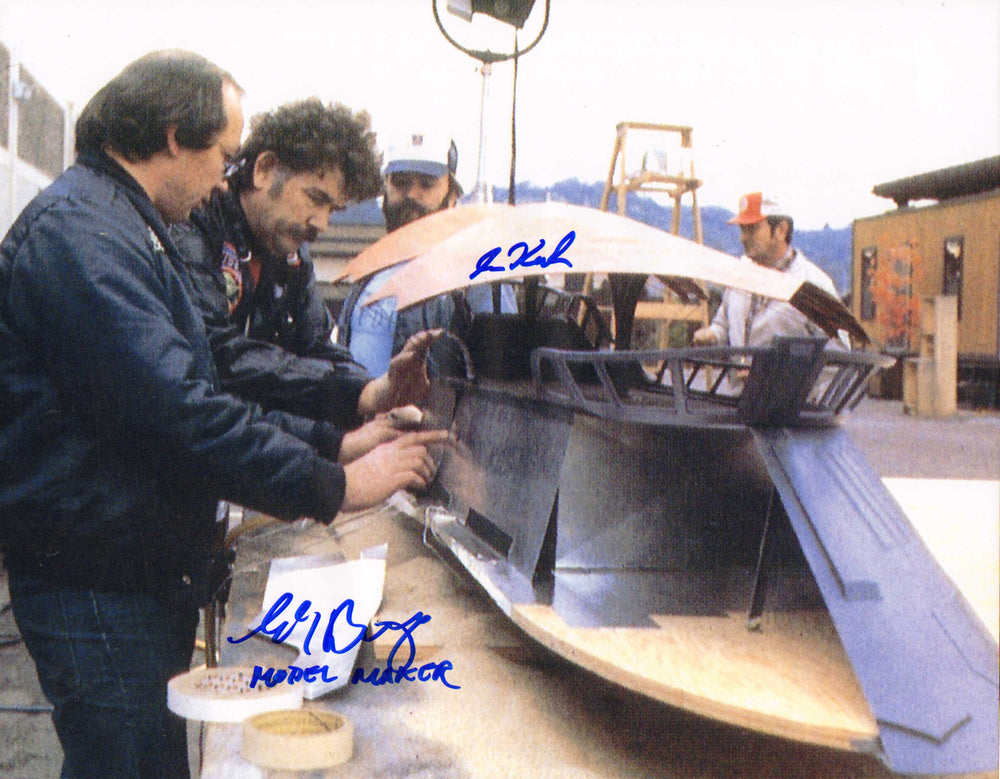 Ira Keeler & Charlie Bailey Behind the Scenes of Star Wars Signed 11x14 Photo