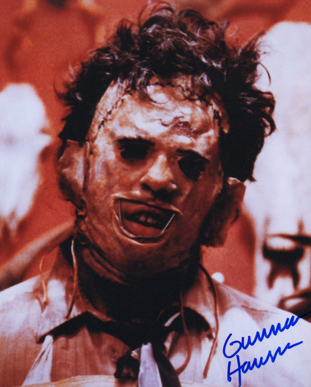 Gunnar Hansen as Leatherface in The Texas Chain Saw Massacre Signed 8x10 Photo