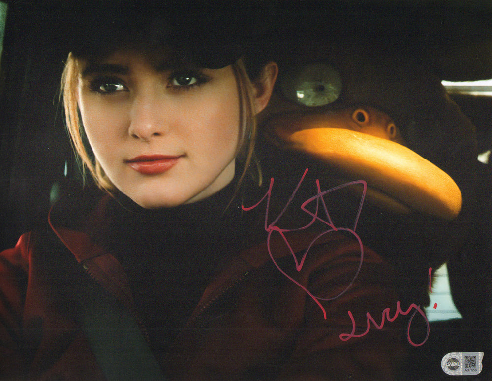 Kathryn Newton as Lucy Stevens in Pokémon Detective Pikachu (SWAU) Signed 11x14 Photo with Character Name