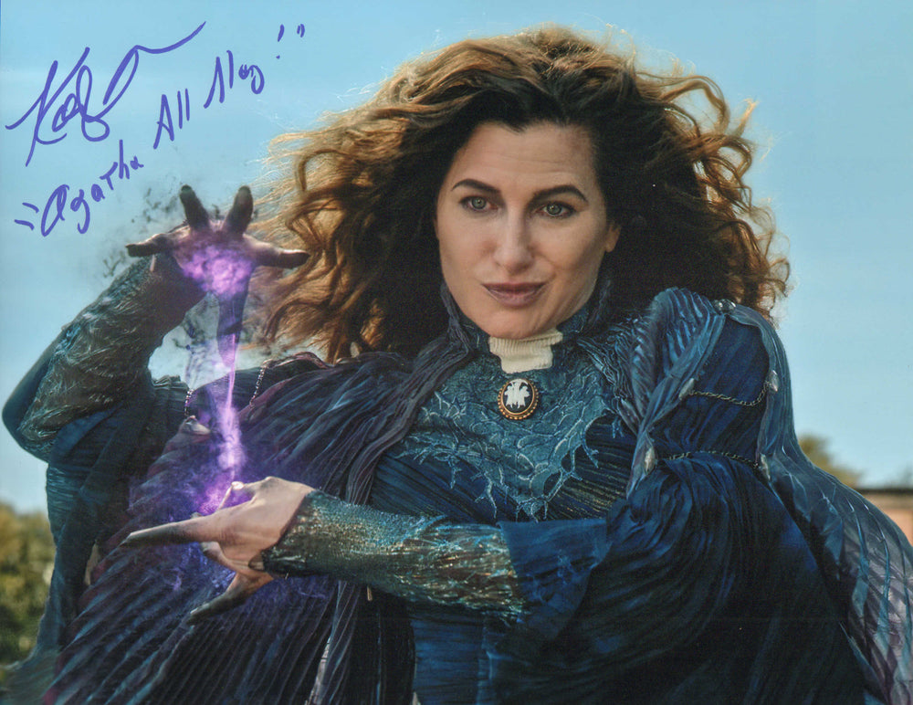 Kathryn Hahn as Agatha Harkness in WandaVision (SWAU) Signed 11x14 Photo with Quote