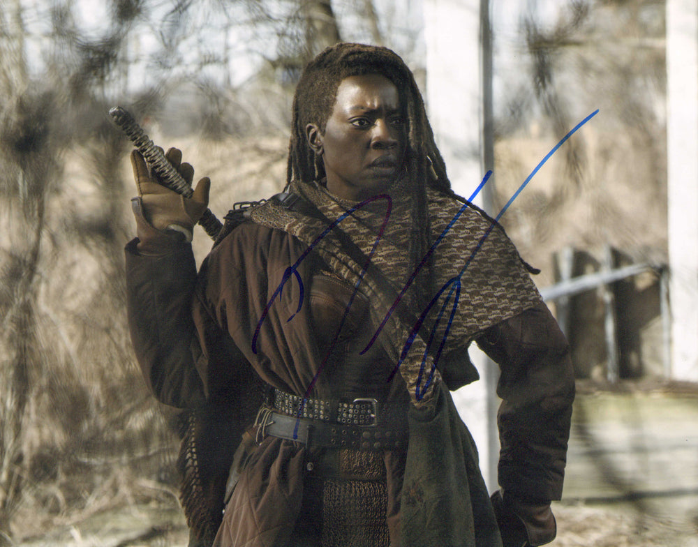 Danai Gurira as Michonne Hawthorne in The Walking Dead Signed 11x14 Photo