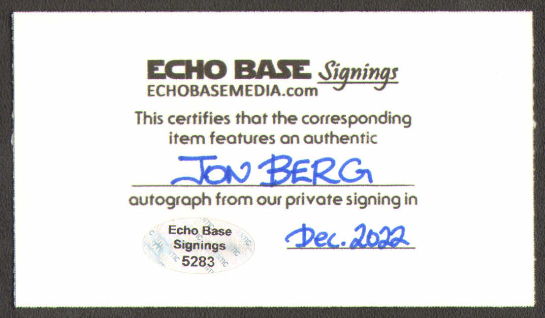 
                  
                    Jon Berg Visual Effects Artist Behind the Scenes of Star Wars: A New Hope Cantina Creatures Signed Topps Trading Card #14
                  
                