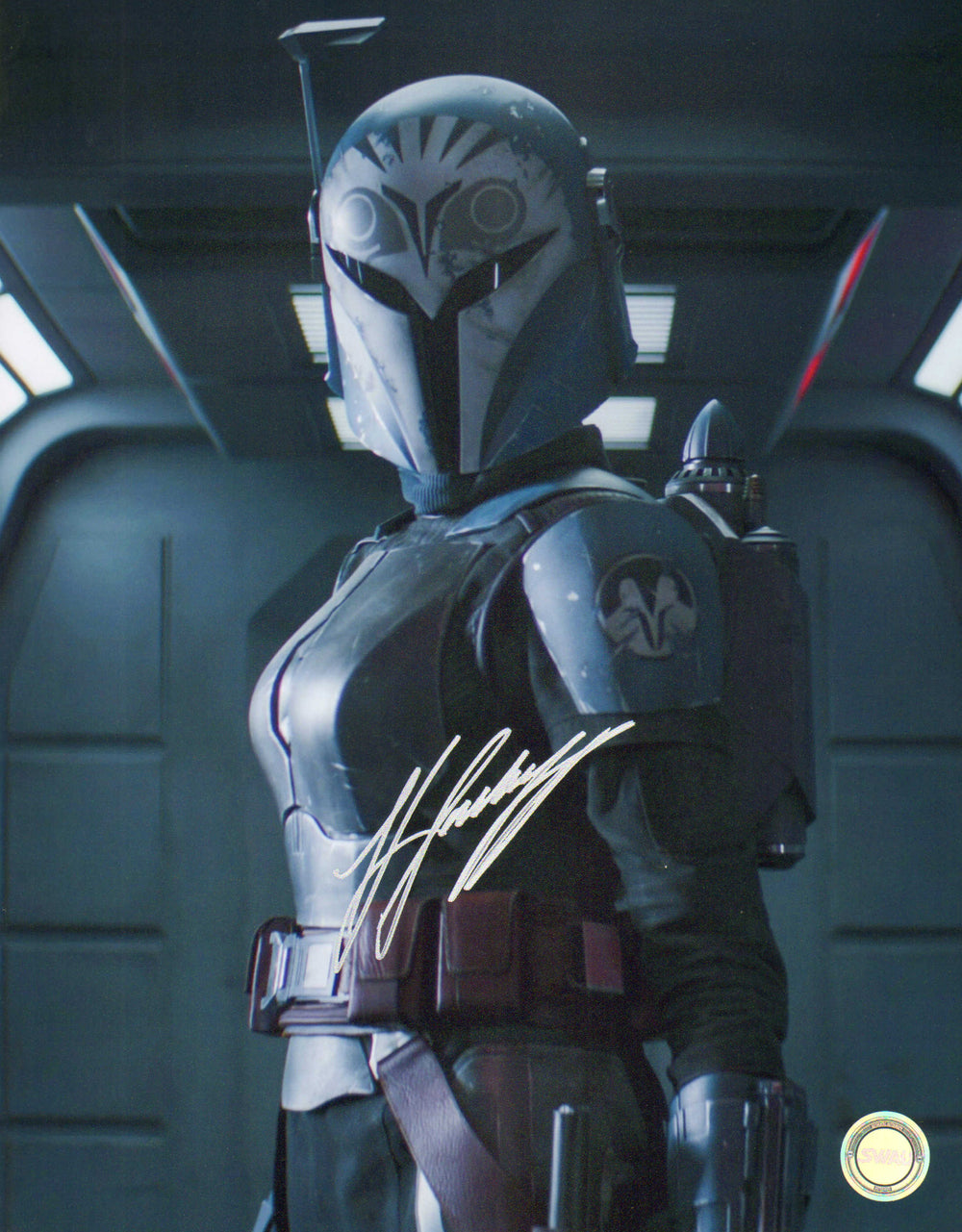 Katee Sackhoff as Bo-Katan in Star Wars: The Mandalorian (SWAU) Signed 11x14 Photo