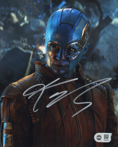 アベンジャーズ　Karen Gillan 直筆サインカード ネビュラ　49枚限定 KAREN GILLAN Signed MARVEL Nebula AVENGERS 8x10 Autograph