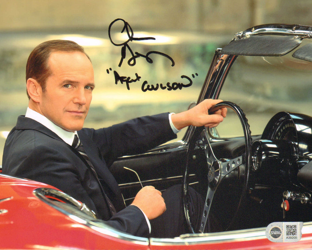 Clark Gregg as Agent Phil Coulson with LOLA in Agents of S.H.I.E.L.D. (SWAU) Signed 8x10 Photo with Character Name