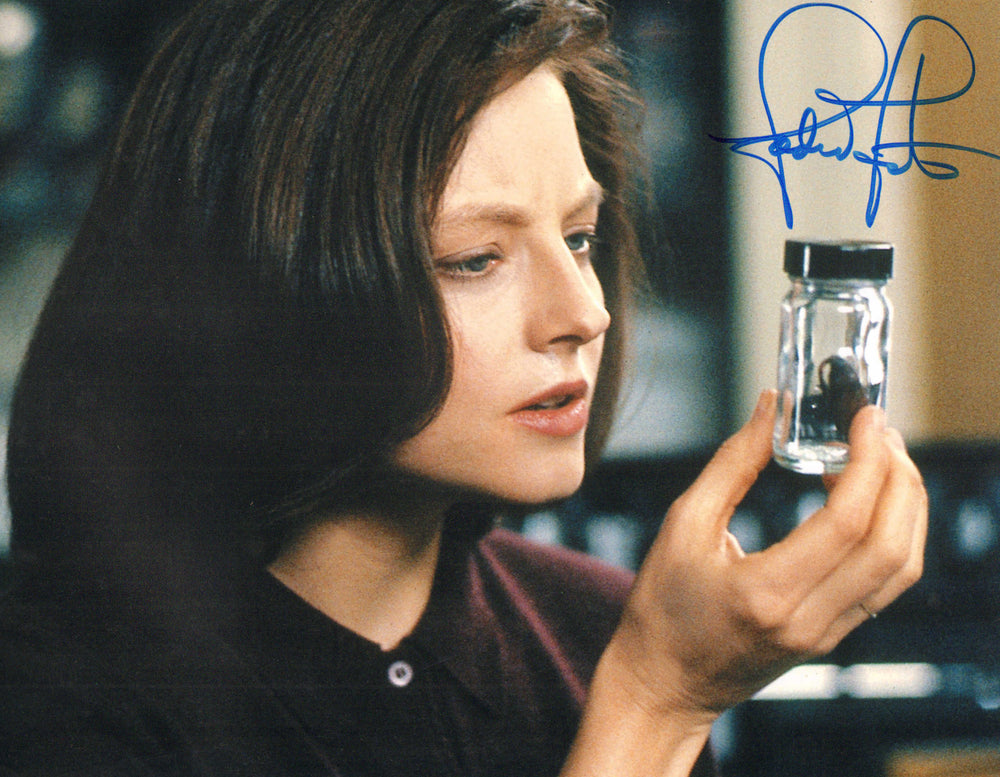 Jodie Foster as Clarice Starling in The Silence of the Lambs Signed 11x14 Photo