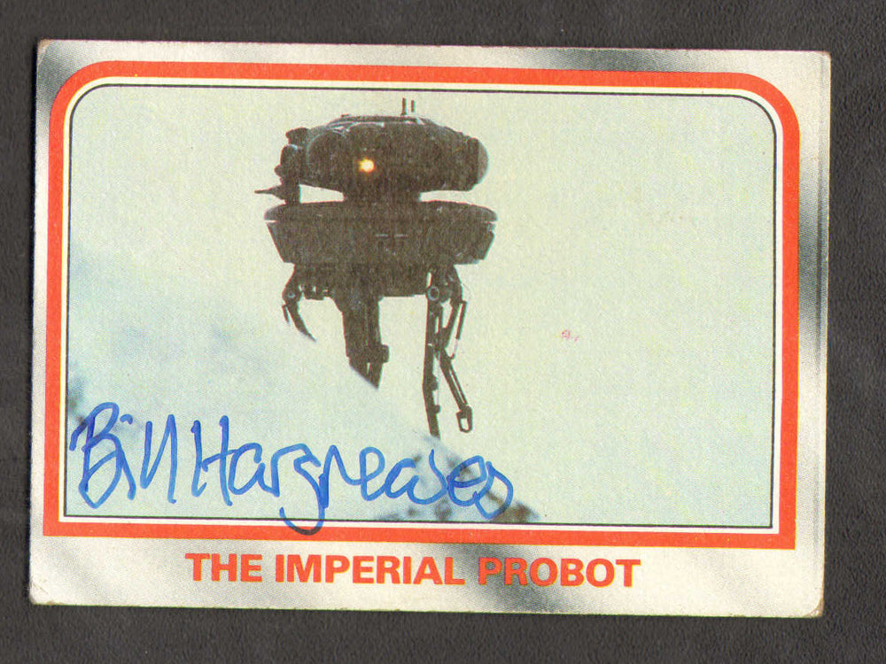 Bill Hargreaves as Imperial Probe Droid in Star Wars: The Empire Strikes Back Signed Topps Trading Card #12