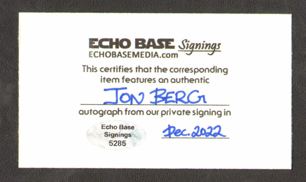 
                  
                    Jon Berg Visual Effects Artist Behind the Scenes of Star Wars: The Empire Strikes Back Rebel Snowspeeders (Echo Base) Signed Topps Trading Card #327
                  
                
