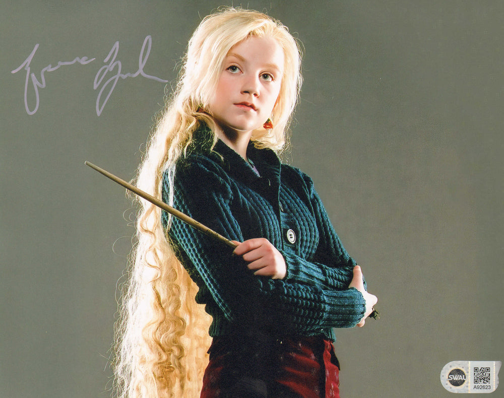 Evanna Lynch as Luna Lovegood in Harry Potter (SWAU) Signed 8x10 Photo