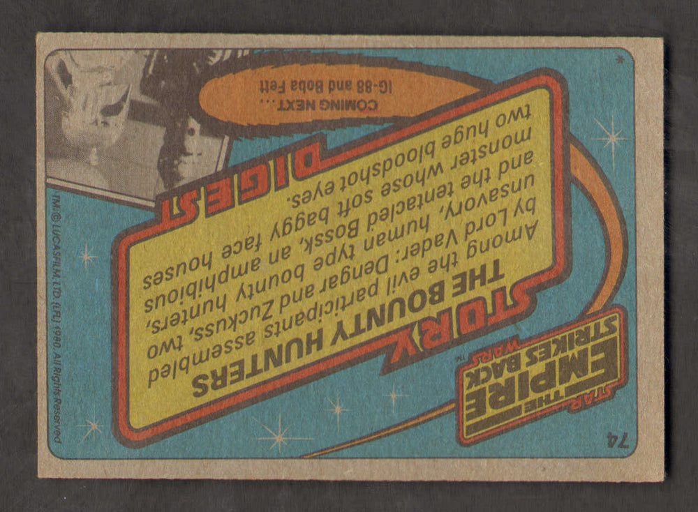 
                  
                    Bill Hargreaves as IG-88 in Star Wars: The Empire Strikes Back Signed Topps Trading Card #74
                  
                