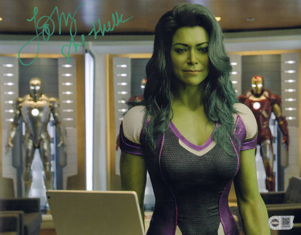 Tatiana Maslany as She-Hulk in She-Hulk: Attorney at Law (SWAU) Signed 11x14 Photo with Character Name