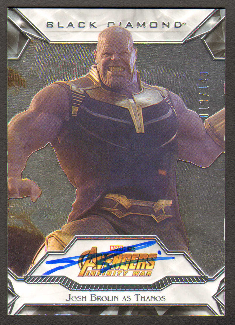 Josh Brolin as Thanos in Avengers: Infinity War (SWAU) Signed Upper Deck Trading Card