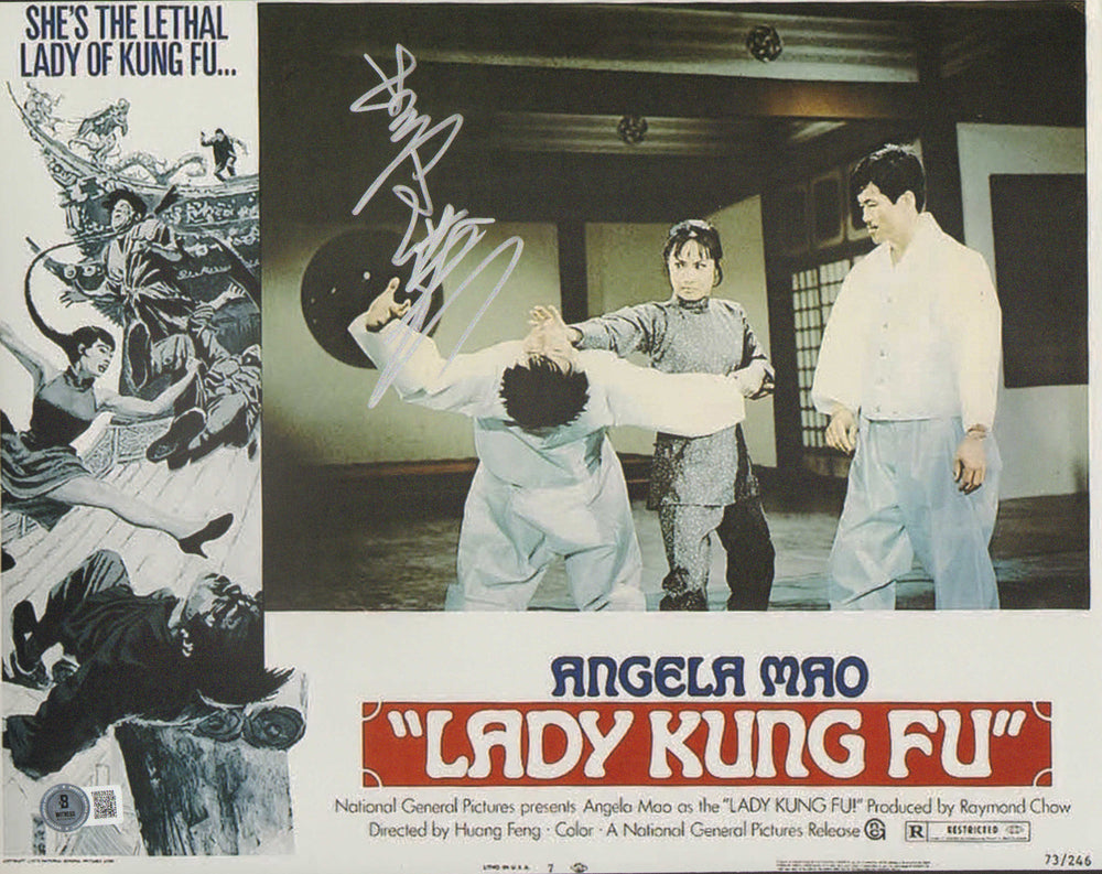 Angela Mao as Yu Ying in Lady Kung Fu (Beckett) Signed 11x14 Photo
