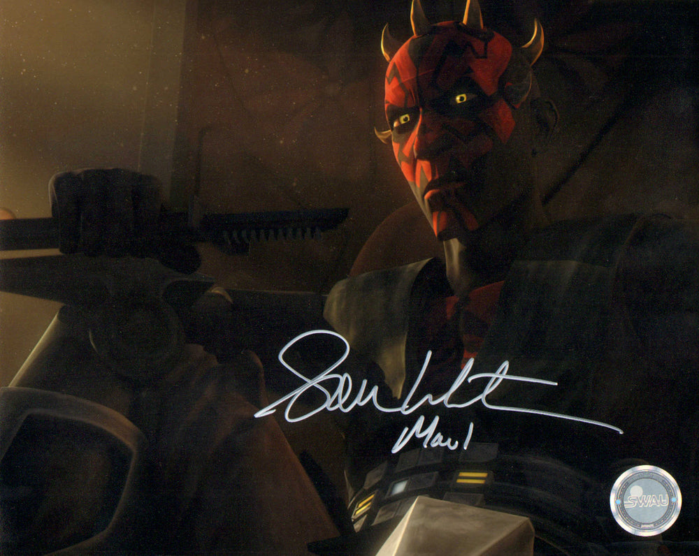 Sam Witwer as Darth Maul in Star Wars: The Clone Wars (SWAU) Signed 8x10 Photo with Character Name