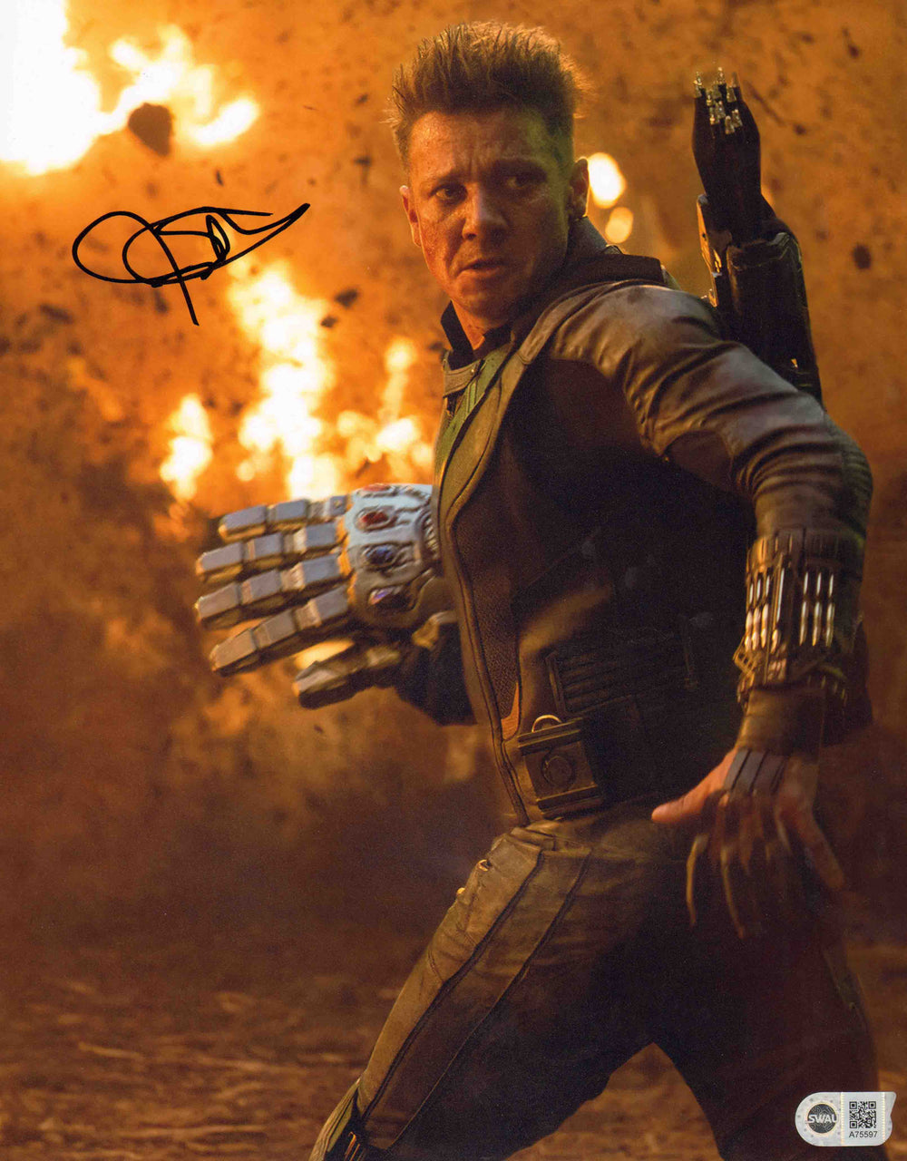 Jeremy Renner as Clint Barton / Hawkeye in Avengers: Endgame (SWAU) Signed 11x14 Photo