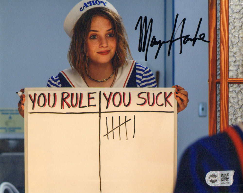 Maya Hawke as Robin Buckley in Stranger Things (SWAU) Signed 8x10 Photo