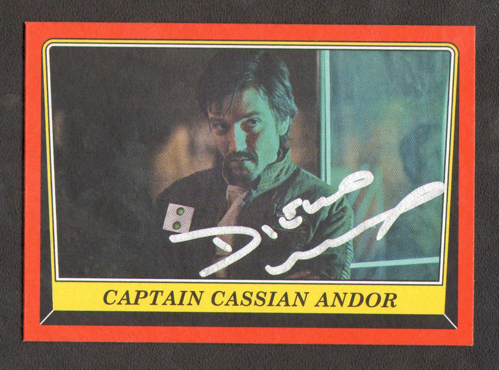 Diego Luna as Captain Cassian Andor in Star Wars Andor Signed Topps Trading Card