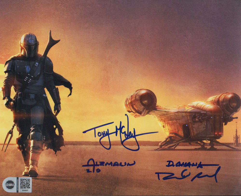 Star Wars: The Mandalorian 8x10 Photo (SWAU) Signed by Visual Effects Artists: Christian Alzmann, Tony Mcvey, & Doug Chiang