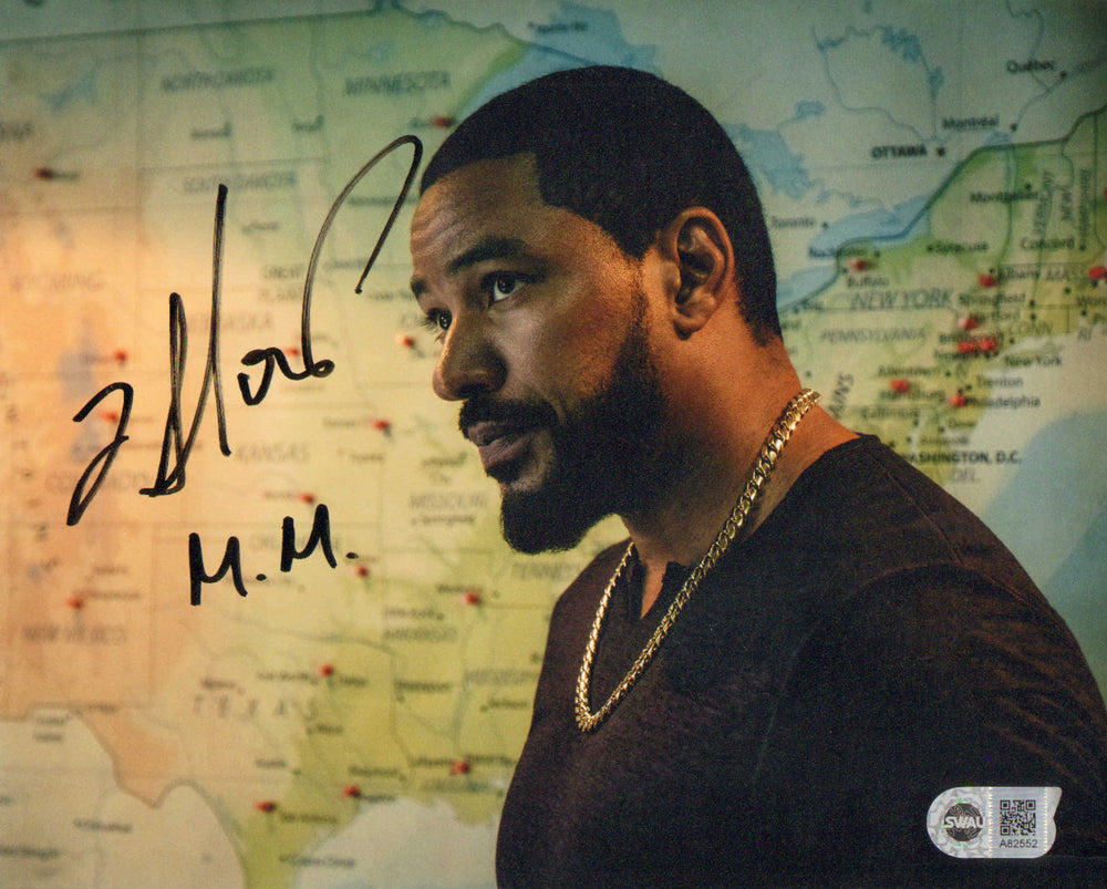 Laz Alonso as Mother's Milk in The Boys (SWAU) Signed 8x10 Photo with MM Character Initials