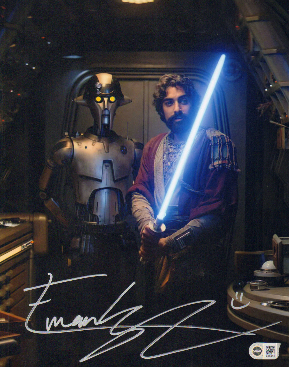 Eman Esfandi as Ezra Bridger in Star Wars: Ahsoka (SWAU) Signed 11x14 Photo