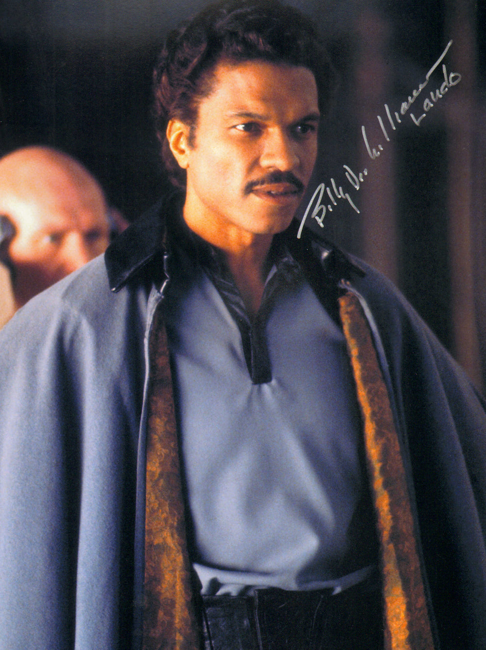 Billy Dee Williams as Lando in Star Wars: Return of the Jedi (Coolwaters) Signed 11x14 Photo with Character Name