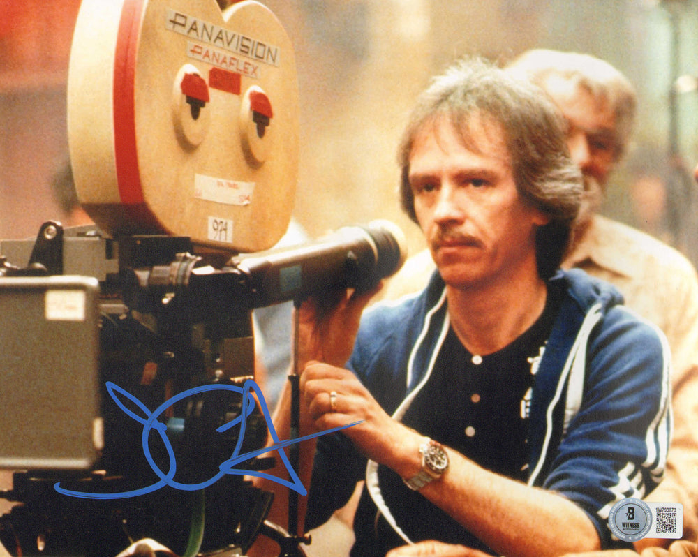 John Carpenter Director of Halloween, The Thing, Big Trouble in Little China, & Escape from New York (Beckett Witness) Signed 8x10 Photo