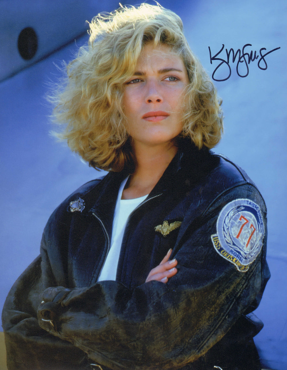 Kelly McGillis as Charlie Blackwood in Top Gun Signed 11x14 Photo