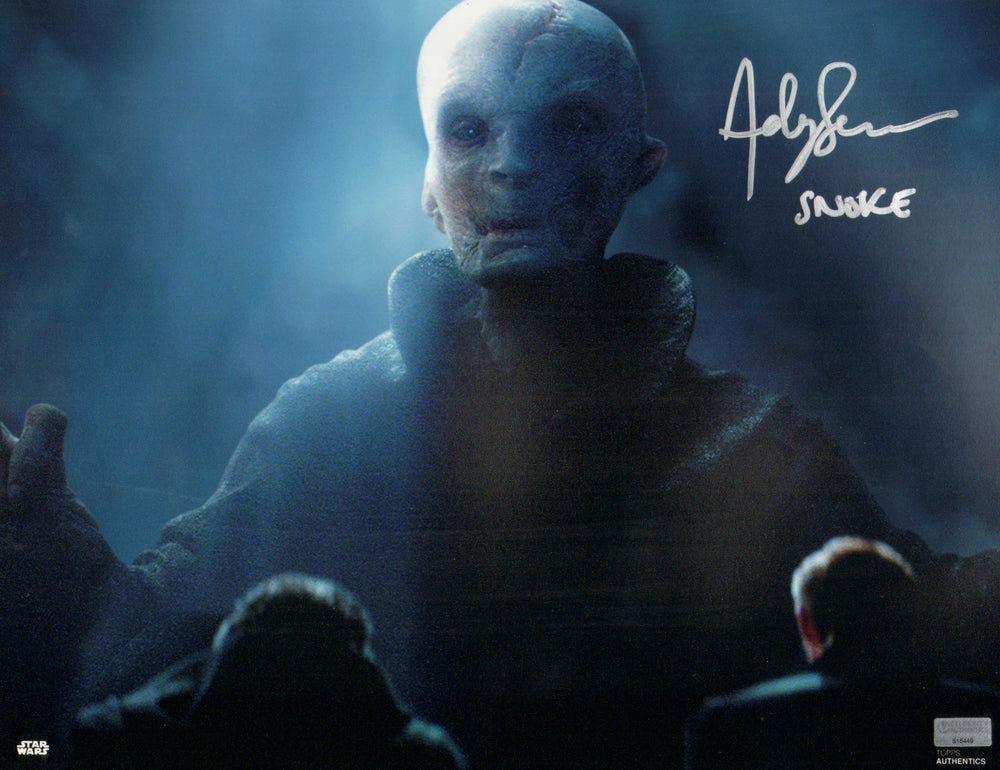 Andy Serkis as Supreme Leader Snoke in Star Wars: The Force Awakens (Celebrity Authentics) Signed 11x14 Photo with Character Name