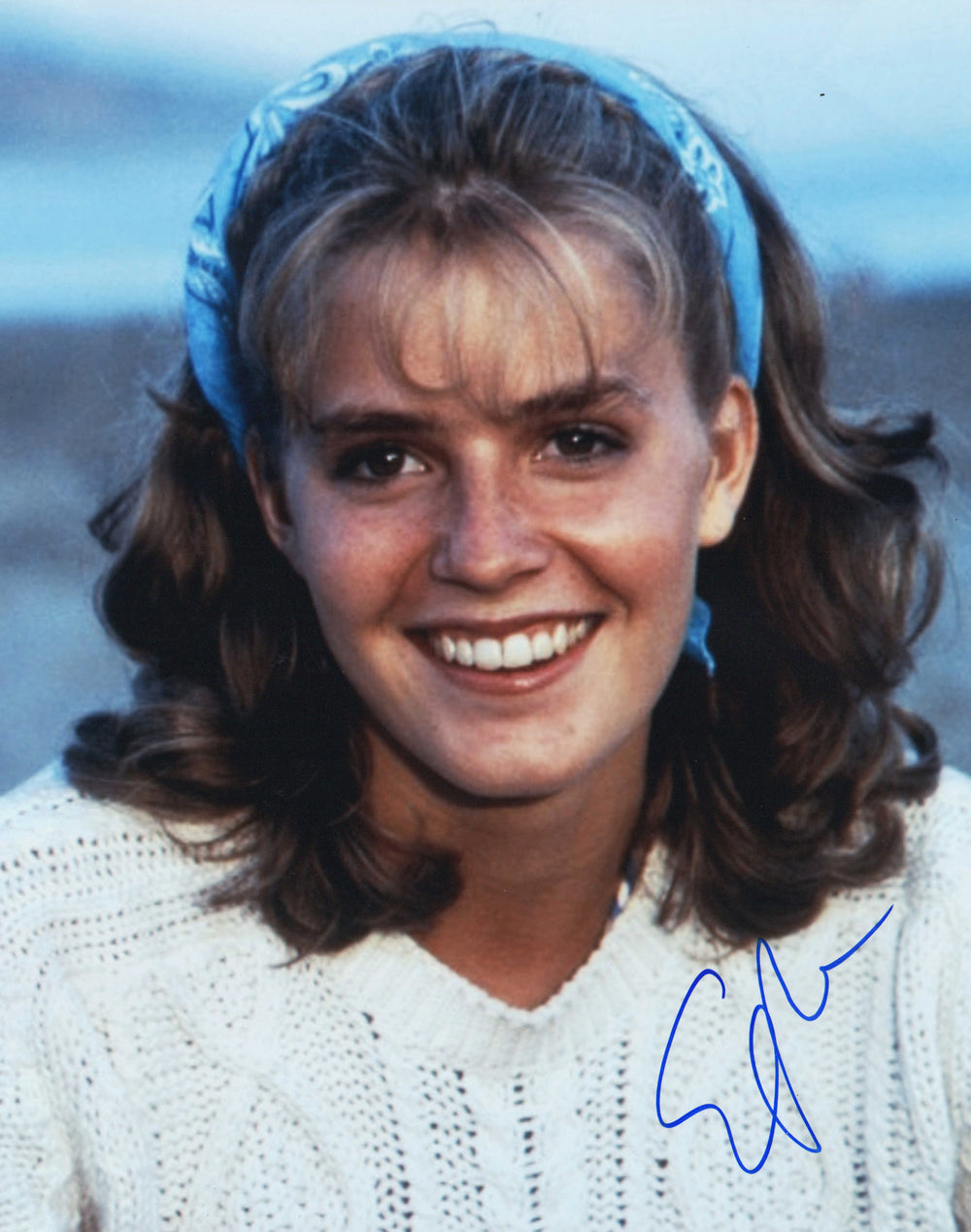 Elisabeth Shue as Ali Mills in The Karate Kid Signed 16x20 Photo