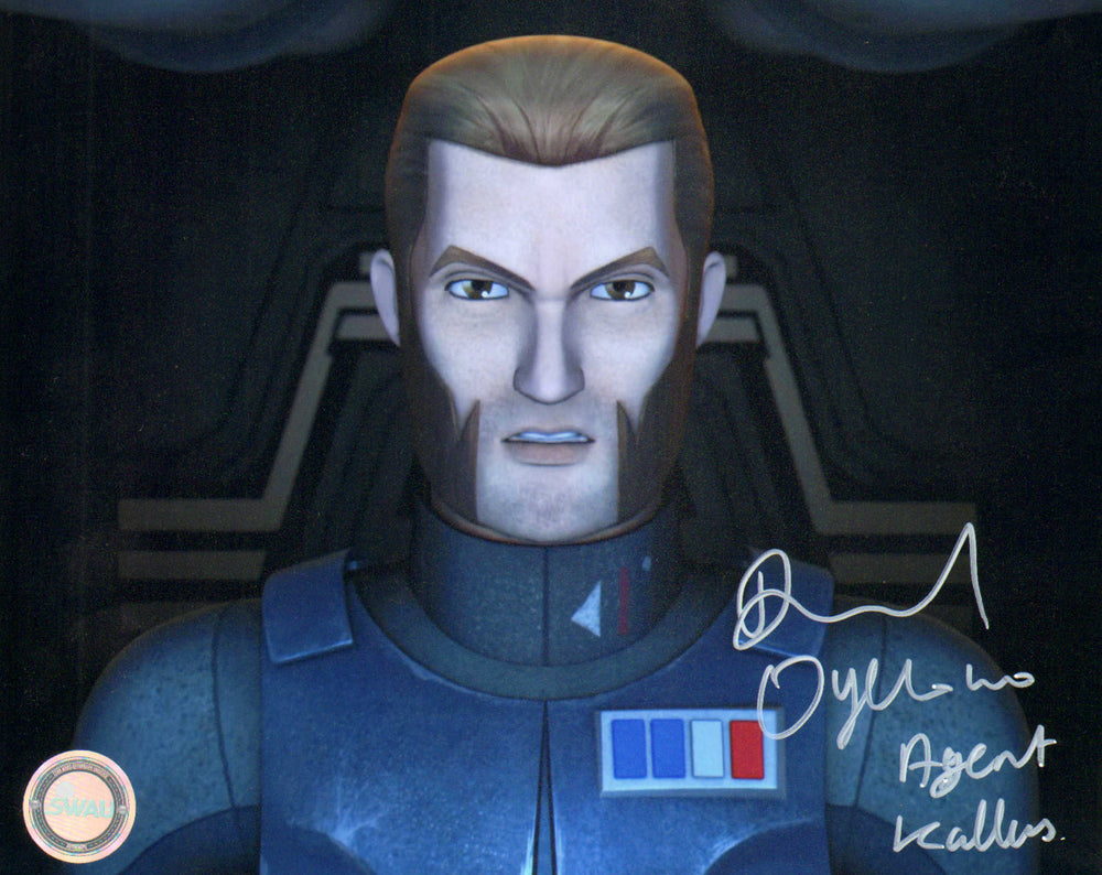 David Oyelowo as Agent Kallus in Star Wars: Rebels (SWAU) Signed 8x10 Photo with Character Name