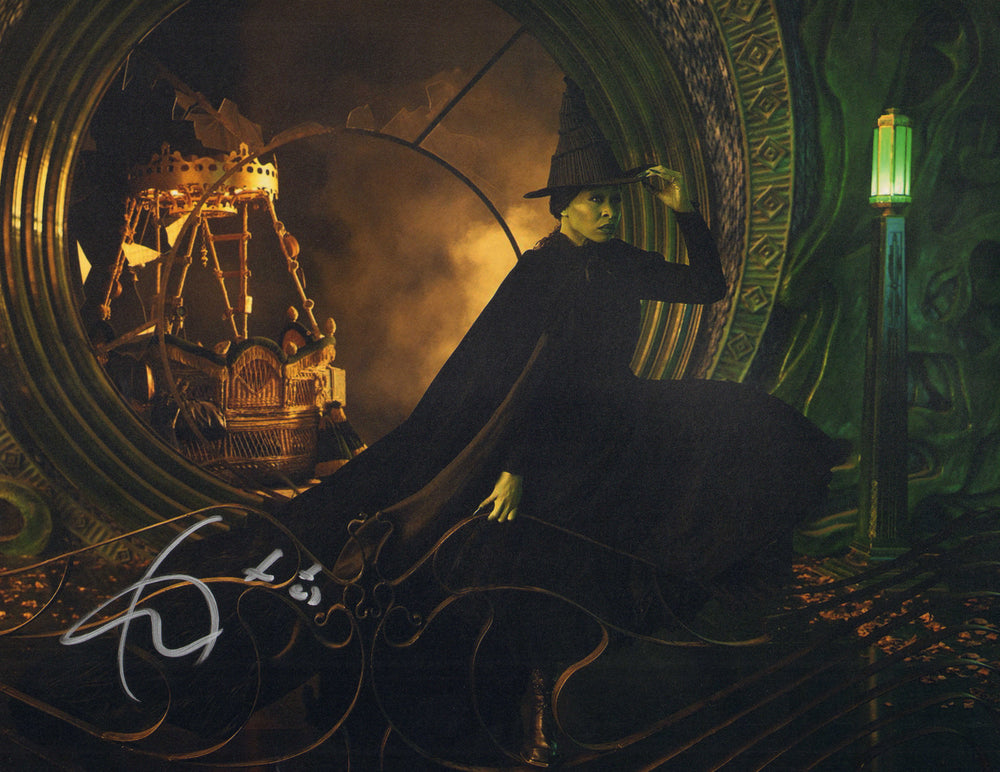 Cynthia Erivo as Elphaba Thropp in Wicked Signed 11x14 Photo