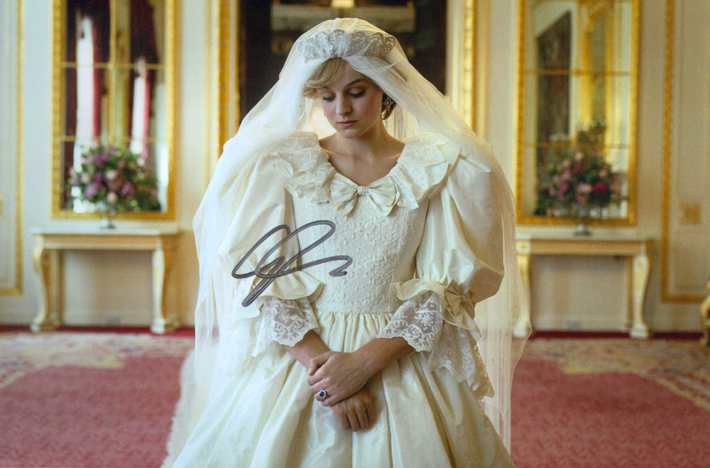Emma Corrin as Princess Diana in The Crown Signed 8x12 Photo