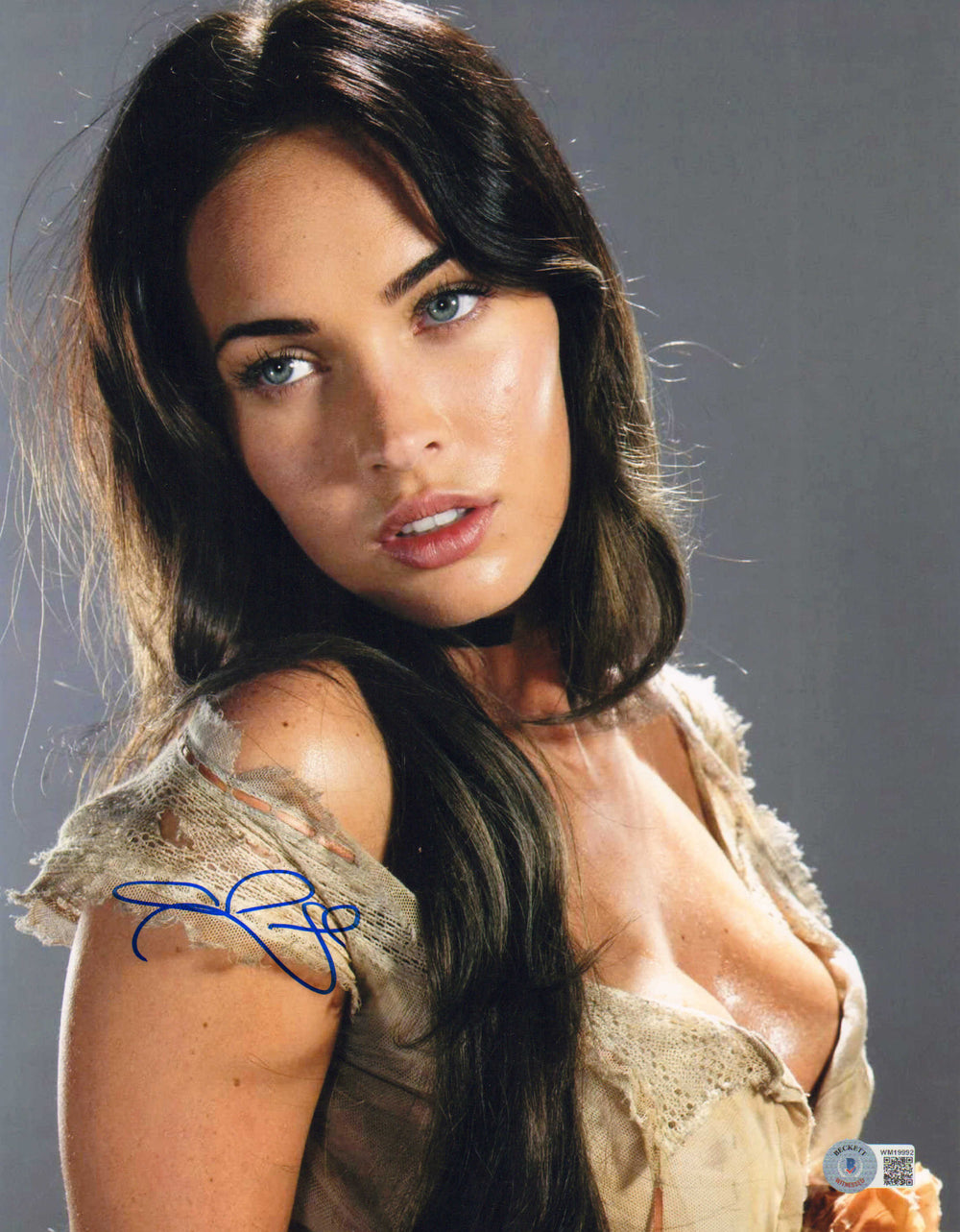 Megan Fox as Lilah Black in Jonah Hex (Beckett) Signed 11x14 Photo