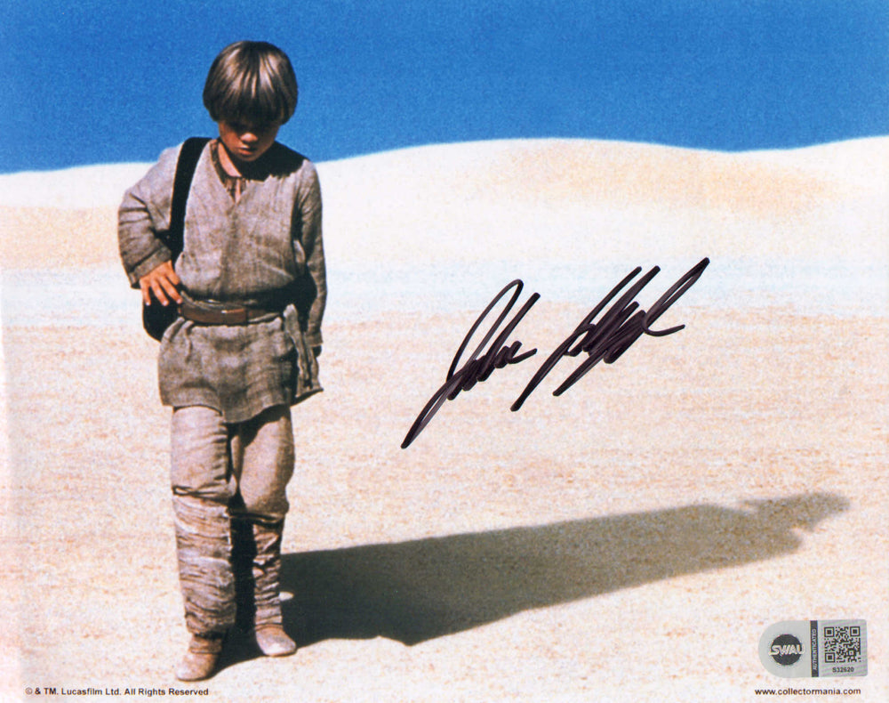 Jake Lloyd as Anakin Skywalker in Star Wars Episode I: The Phantom Menace (SWAU) Signed 8x10 Photo