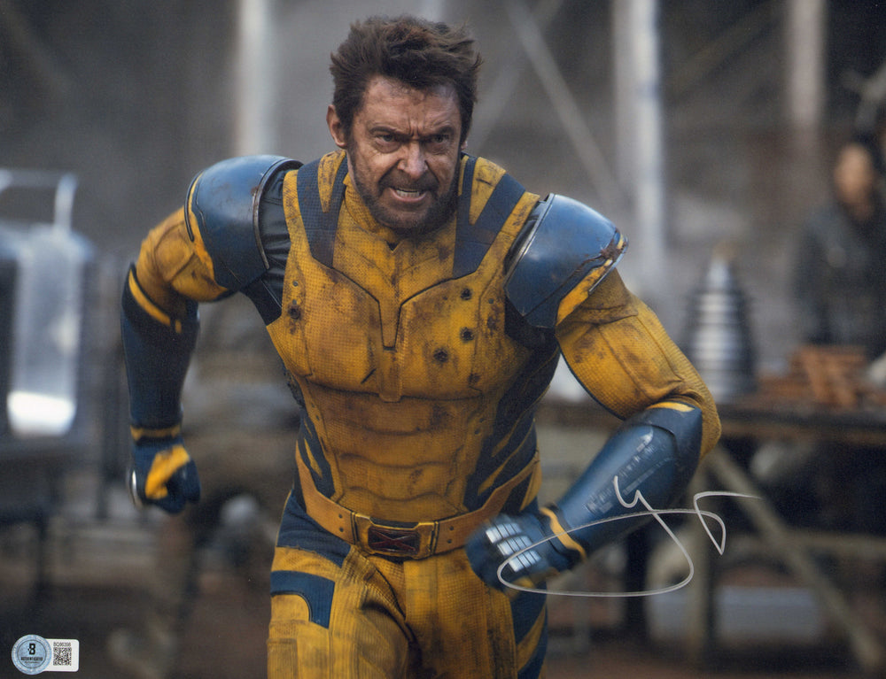 Hugh Jackman as Wolverine in Deadpool & Wolverine (Beckett) Signed 11x14 Photo