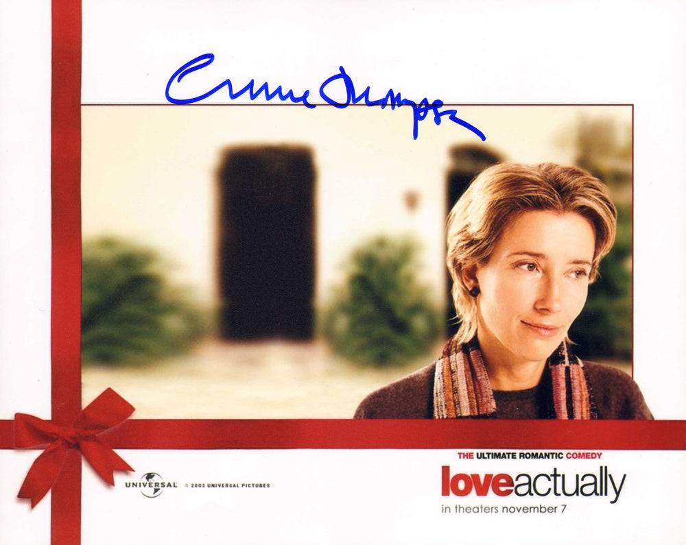 Emma Thompson as Karen in Love Actually Signed 8x10 Photo